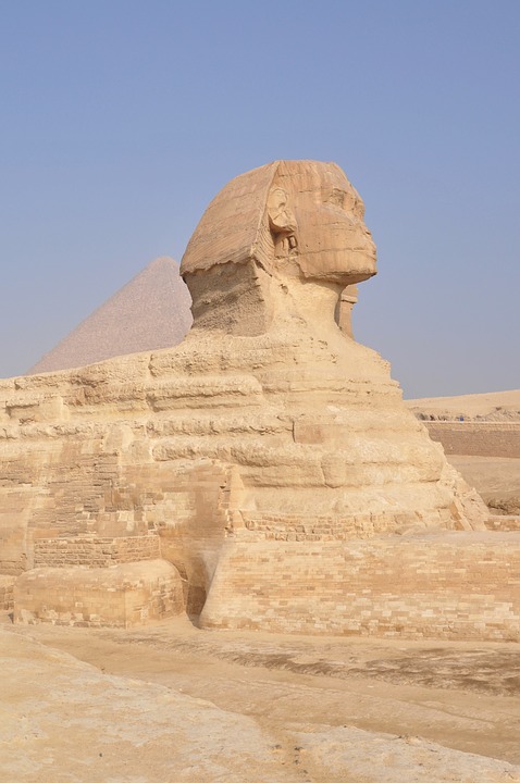 sphinx, egypt, hieroglyphs
