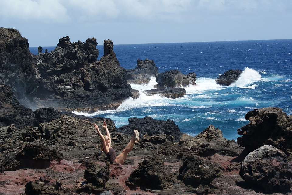 yoga pilates shoreline rocks nature pacific coast shore waves ocean travel island vacation hawaii hawaiian maui hawaii maui yoga yoga yoga yoga yoga pilates hawaii
