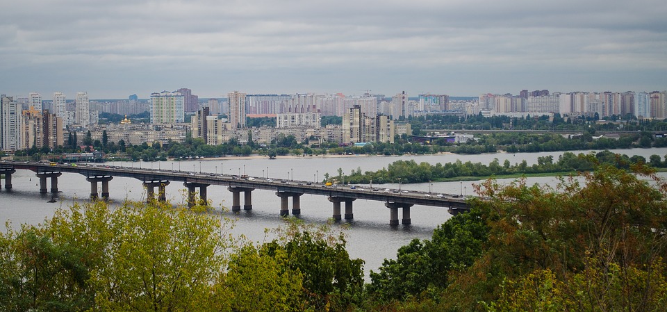 kiev, ukraine, river
