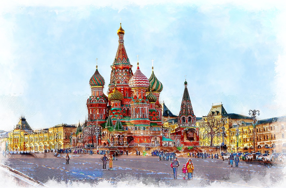 moscow, saint basil's cathedral, cathedral of cover presvjatoj of the virgin