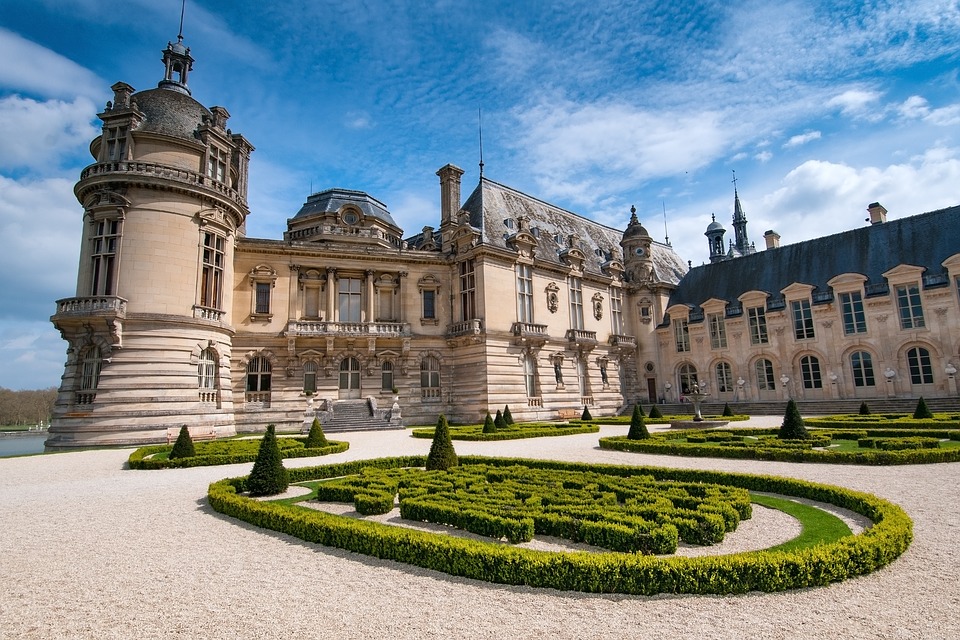 chateau, chantilly, picardy