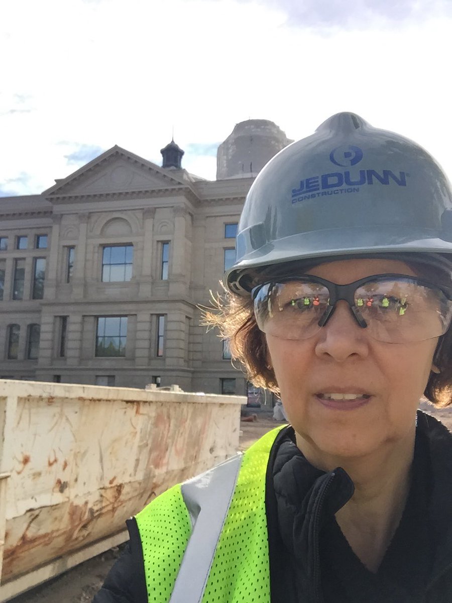 Touring the #Wyoming State Capital that is under restoration. #ThatsWY...